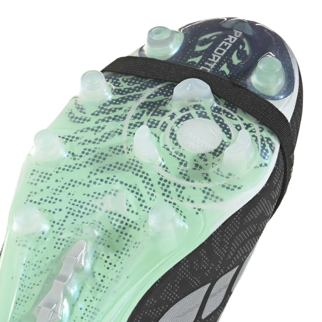 adidas Predator Elite FT Kunstgras Voetbalschoenen (AG) Zwart Zilver Mintgroen