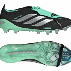 adidas Predator Elite FT Kunstgras Voetbalschoenen (AG) Zwart Zilver Mintgroen