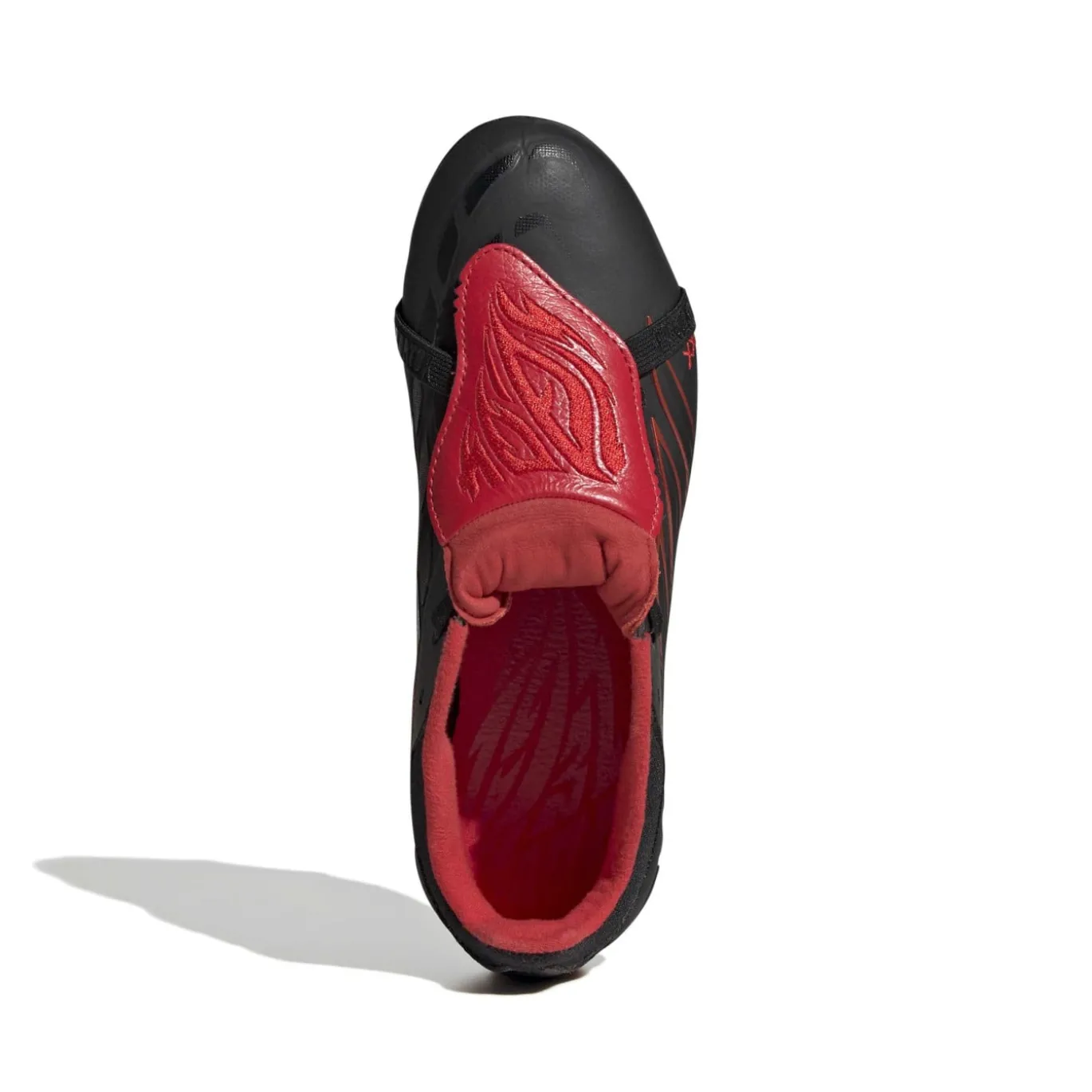 adidas Predator Elite FT L-Tech Gras Voetbalschoenen (FG) Kids Zwart Zwart Rood