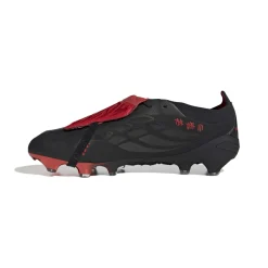 adidas Predator Elite FT L-Tech Gras Voetbalschoenen (FG) Zwart Zwart Rood