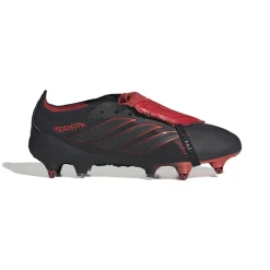 adidas Predator Elite FT L-Tech IJzeren-Nop Voetbalschoenen (SG) Zwart Zwart Rood