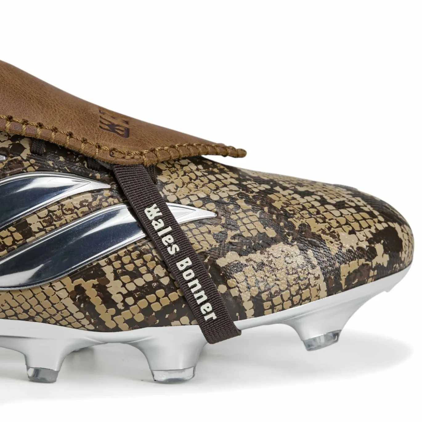 adidas Predator Elite FT Wales Bonner Gras Voetbalschoenen (FG) Donkerbruin Bruin Metallic Zilver