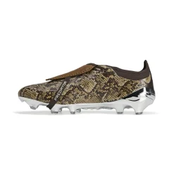 adidas Predator Elite FT Wales Bonner Gras Voetbalschoenen (FG) Donkerbruin Bruin Metallic Zilver