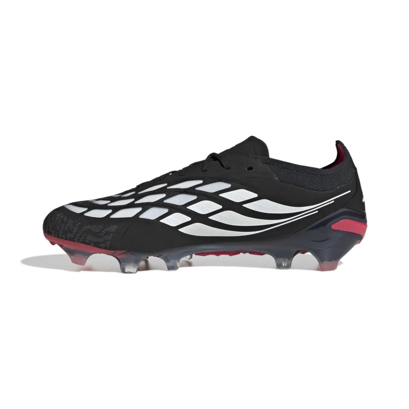 adidas Predator Elite Gras Voetbalschoenen (FG) Zwart Wit Rood