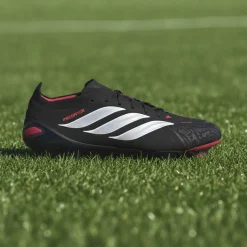 adidas Predator Elite Gras Voetbalschoenen (FG) Zwart Wit Rood