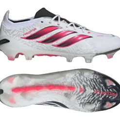 adidas Predator Elite Gras Voetbalschoenen (FG) Wit Zwart Roze