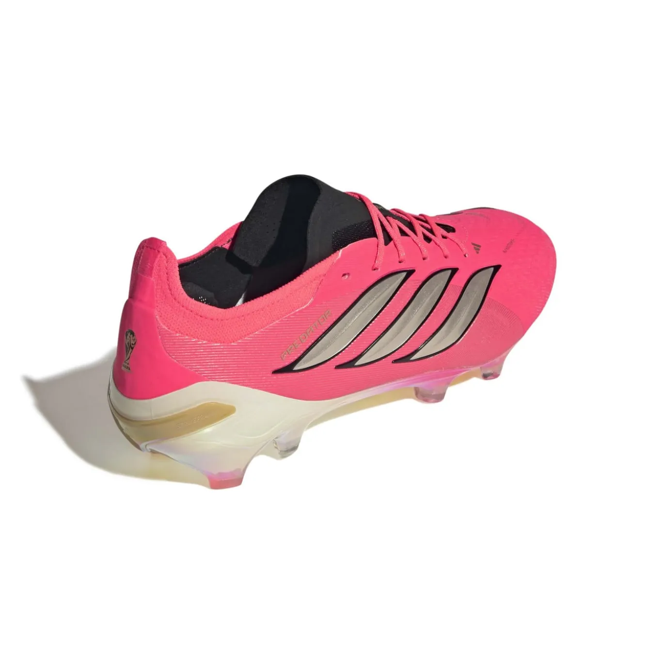 adidas Predator Elite Gras Voetbalschoenen (FG) Felroze Zilvergrijs Zwart Goud