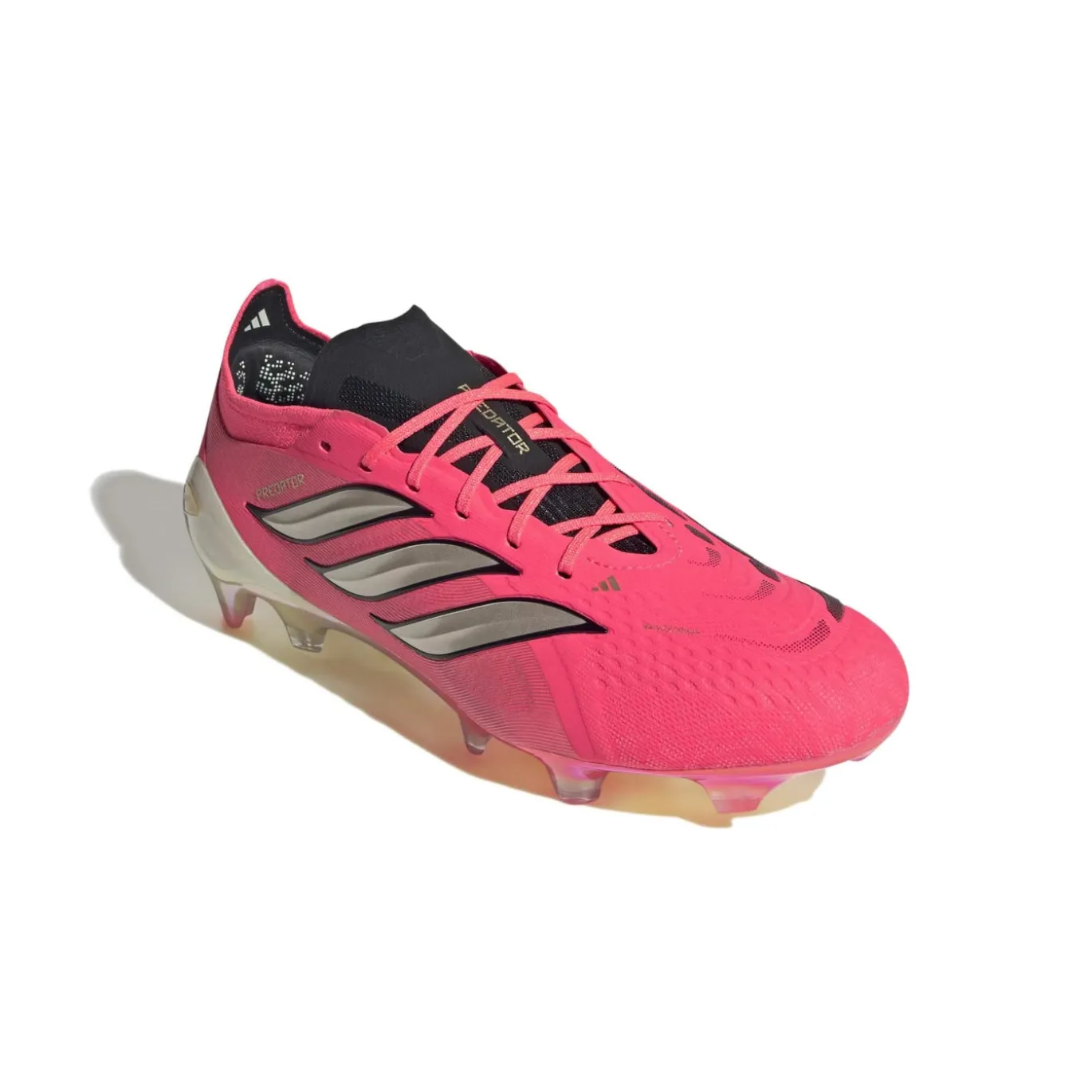 adidas Predator Elite Gras Voetbalschoenen (FG) Felroze Zilvergrijs Zwart Goud