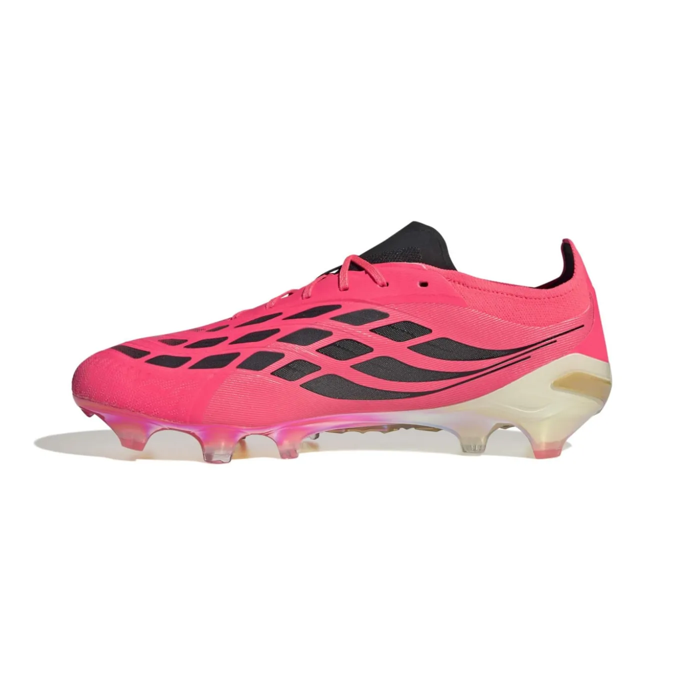 adidas Predator Elite Gras Voetbalschoenen (FG) Felroze Zilvergrijs Zwart Goud
