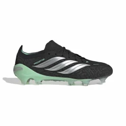 adidas Predator Elite Gras Voetbalschoenen (FG) Zwart Zilver Mintgroen