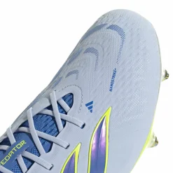 adidas Predator Elite IJzeren-Nop Voetbalschoenen (SG) Lichtblauw Blauw Geel