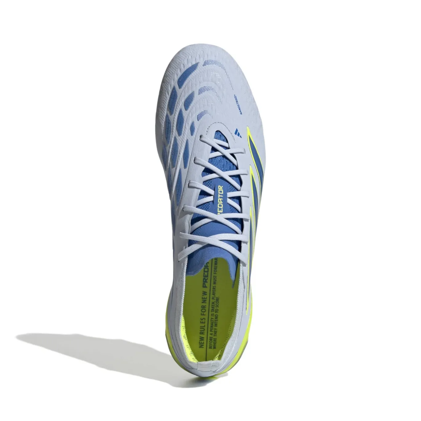 adidas Predator Elite IJzeren-Nop Voetbalschoenen (SG) Lichtblauw Blauw Geel