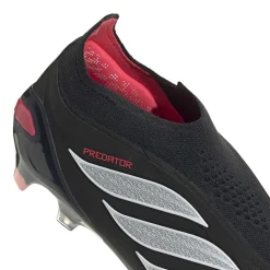 adidas Predator Elite Veterloze Gras Voetbalschoenen (FG) Zwart Wit Rood