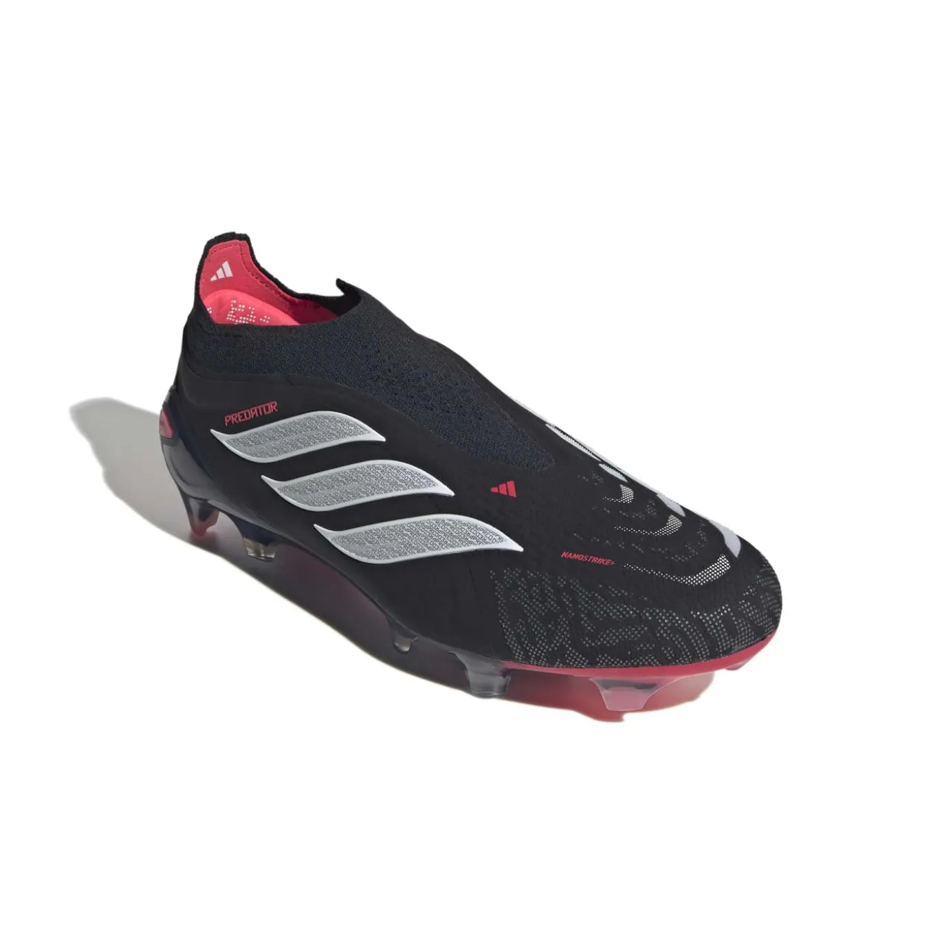 adidas Predator Elite Veterloze Gras Voetbalschoenen (FG) Zwart Wit Rood