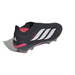 adidas Predator Elite Veterloze Gras Voetbalschoenen (FG) Zwart Wit Rood