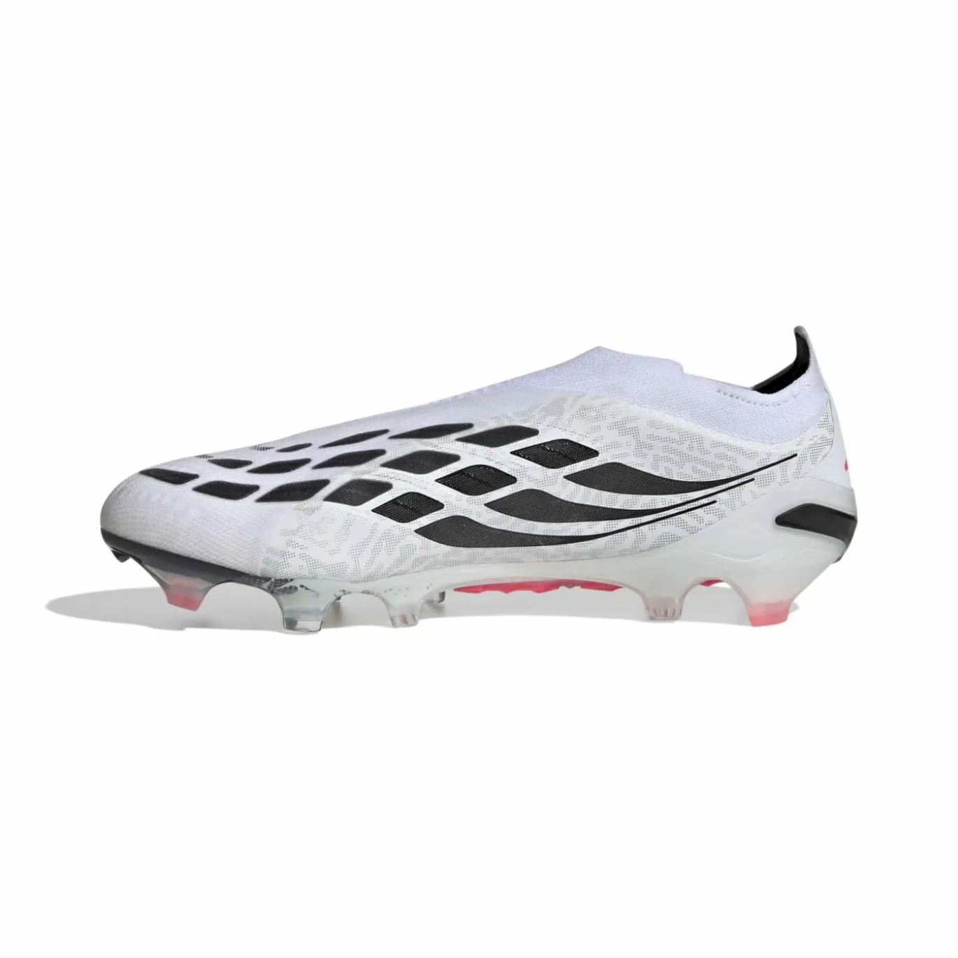 adidas Predator Elite Veterloze Gras Voetbalschoenen (FG) Wit Zwart Roze