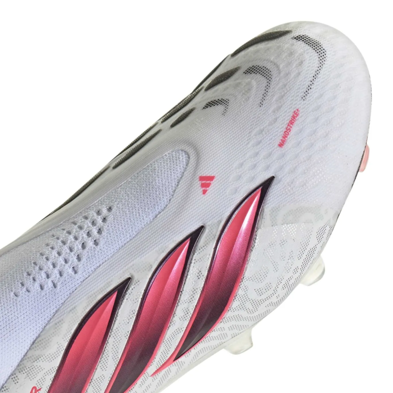 adidas Predator Elite Veterloze Gras Voetbalschoenen (FG) Wit Zwart Roze