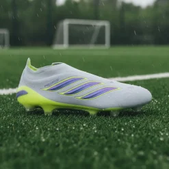 adidas Predator Elite Veterloze IJzeren-Nop Voetbalschoenen (SG) Lichtblauw Blauw Geel