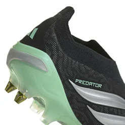 adidas Predator Elite Veterloze IJzeren-Nop Voetbalschoenen (SG) Zwart Zilver Mintgroen