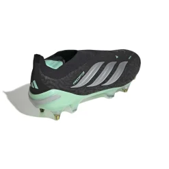 adidas Predator Elite Veterloze IJzeren-Nop Voetbalschoenen (SG) Zwart Zilver Mintgroen