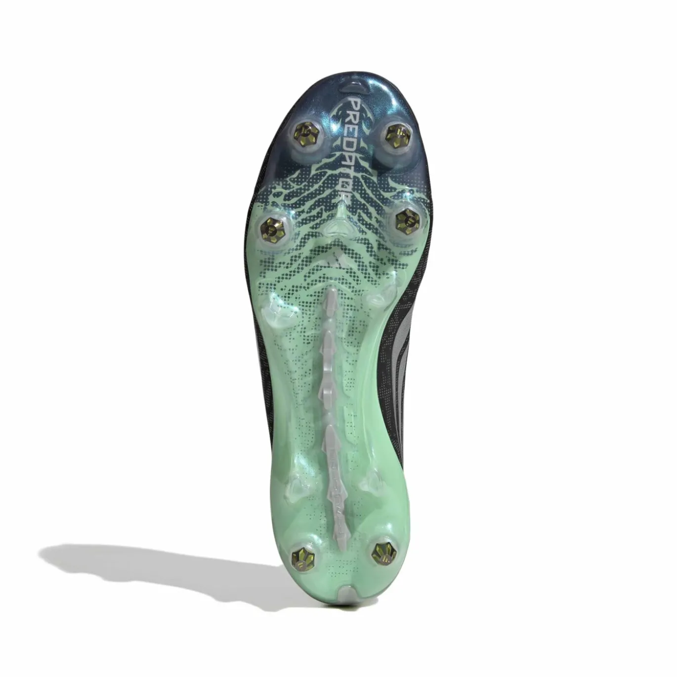 adidas Predator Elite Veterloze IJzeren-Nop Voetbalschoenen (SG) Zwart Zilver Mintgroen