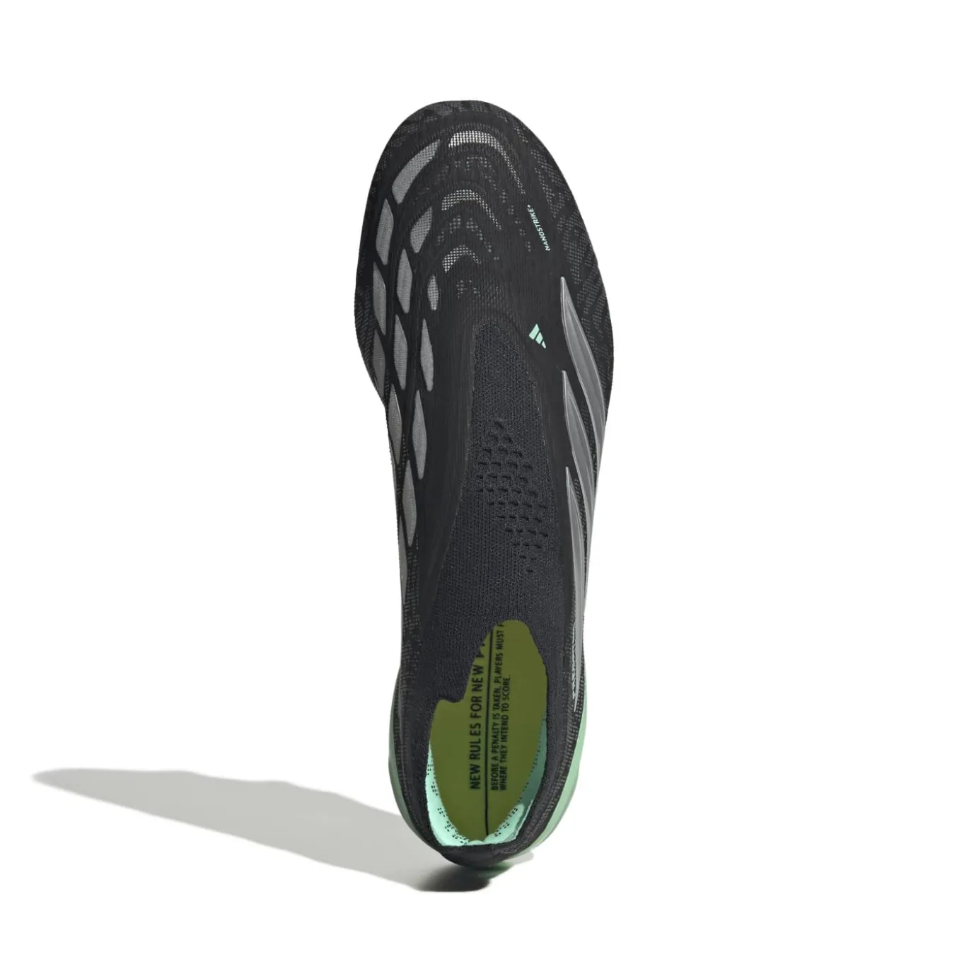 adidas Predator Elite Veterloze Gras Voetbalschoenen (FG) Zwart Zilver Mintgroen