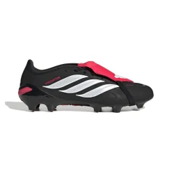 adidas Predator League FT Gras Voetbalschoenen (FG) Zwart Wit Rood