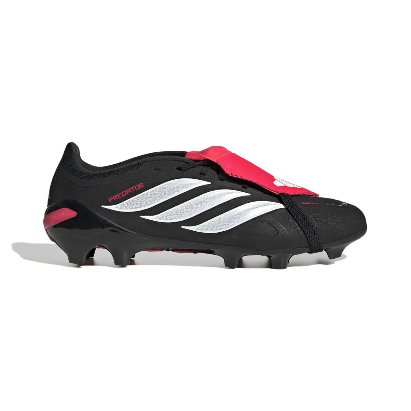 adidas Predator League FT Gras Voetbalschoenen (FG) Zwart Wit Rood