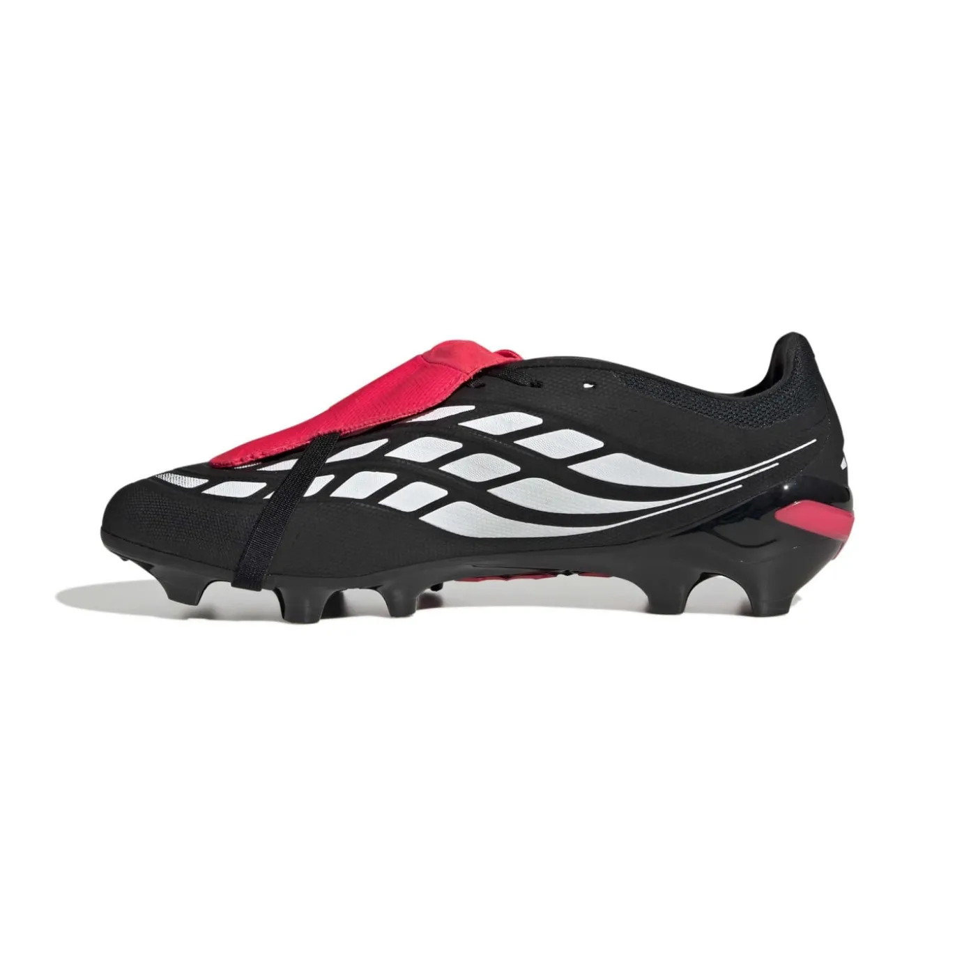 adidas Predator League FT Gras Voetbalschoenen (FG) Zwart Wit Rood