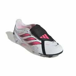 adidas Predator League FT Gras Voetbalschoenen (FG) Kids Wit Zwart Roze
