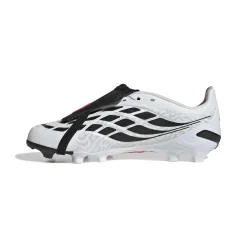 adidas Predator League FT Gras Voetbalschoenen (FG) Kids Wit Zwart Roze