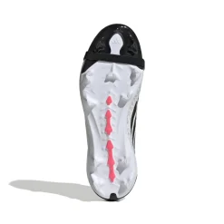 adidas Predator League FT Gras Voetbalschoenen (FG) Kids Wit Zwart Roze