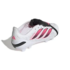 adidas Predator League FT Gras Voetbalschoenen (FG) Kids Wit Zwart Roze