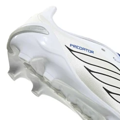adidas Predator League FT Gras Voetbalschoenen (FG) Kids Wit Zilver Blauw Rood