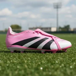 adidas Predator League FT Gras / Kunstgras Voetbalschoenen (MG) Roze Zwart Wit