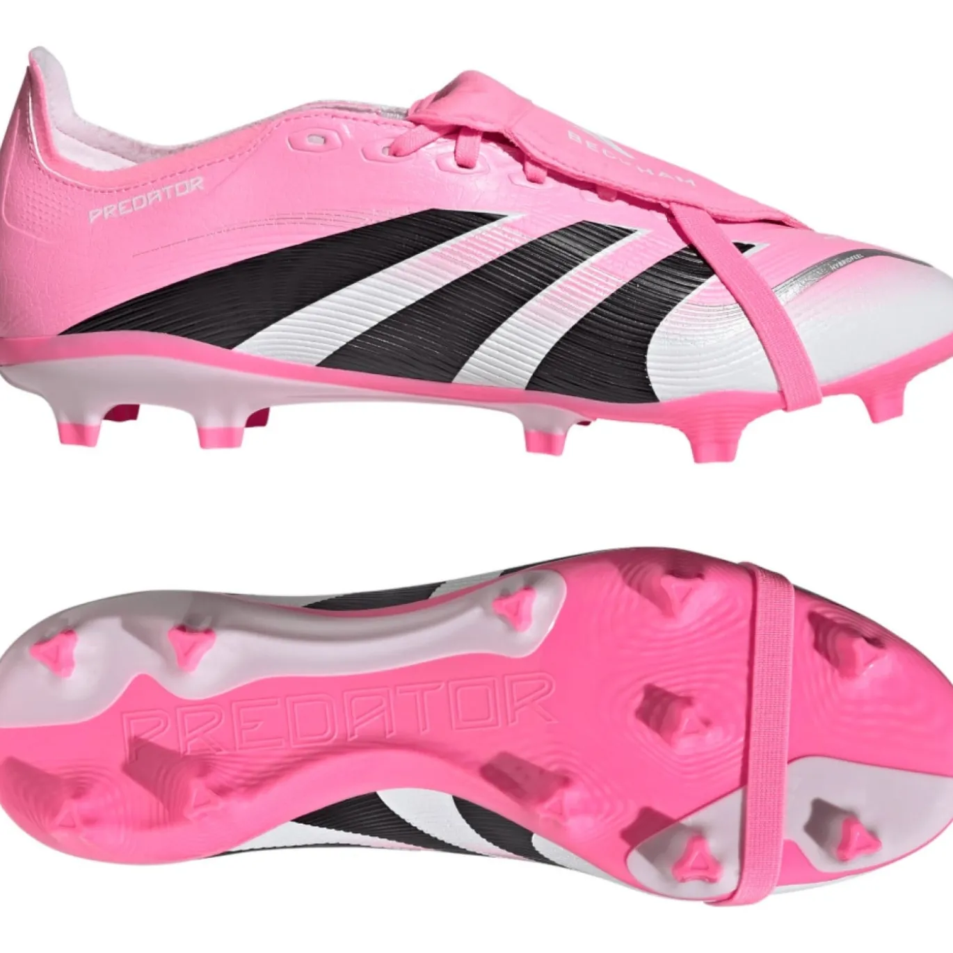 adidas Predator League FT Gras / Kunstgras Voetbalschoenen (MG) Roze Zwart Wit