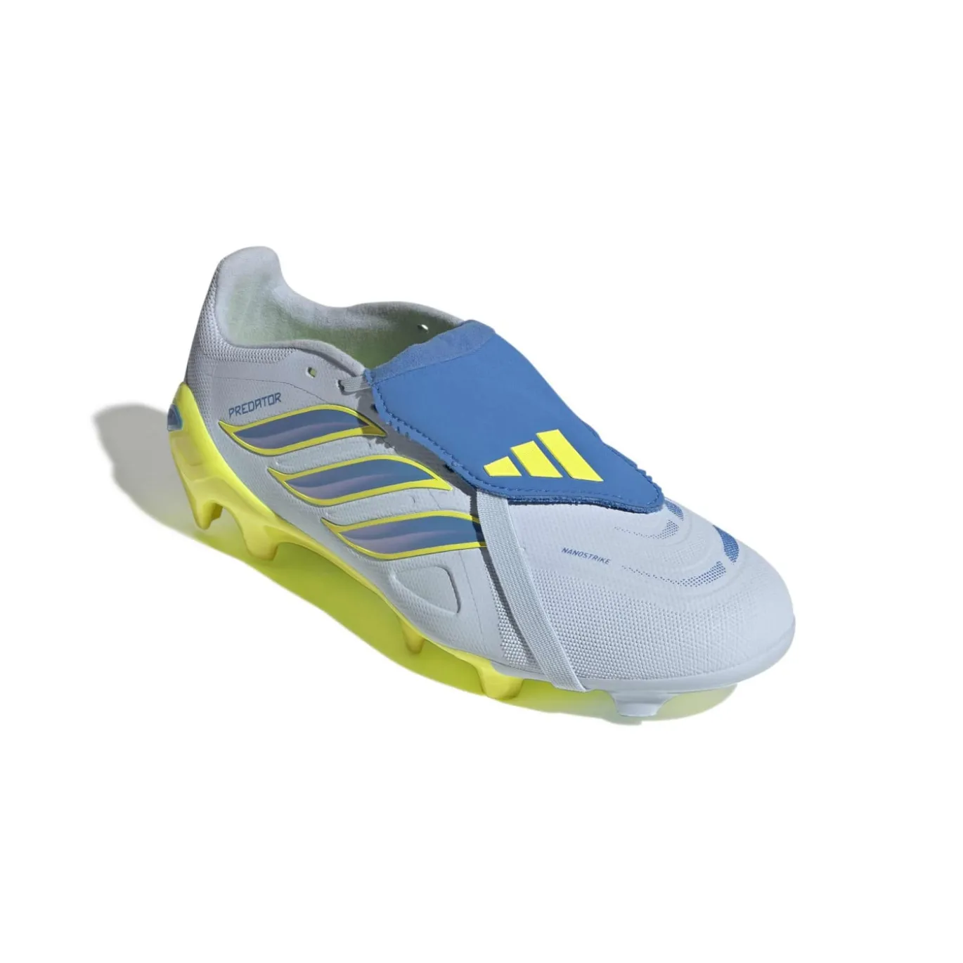 adidas Predator League FT Gras Voetbalschoenen (FG) Lichtblauw Blauw Geel