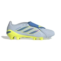 adidas Predator League FT Gras Voetbalschoenen (FG) Lichtblauw Blauw Geel