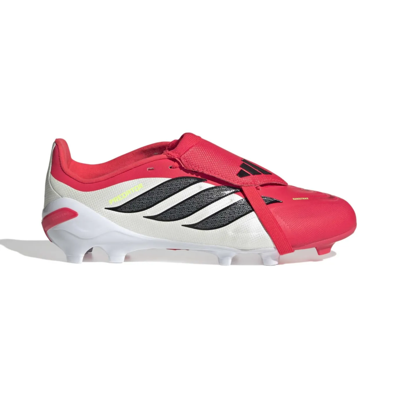 adidas Predator League FT Gras Voetbalschoenen (FG) Kids Rood Wit Zwart