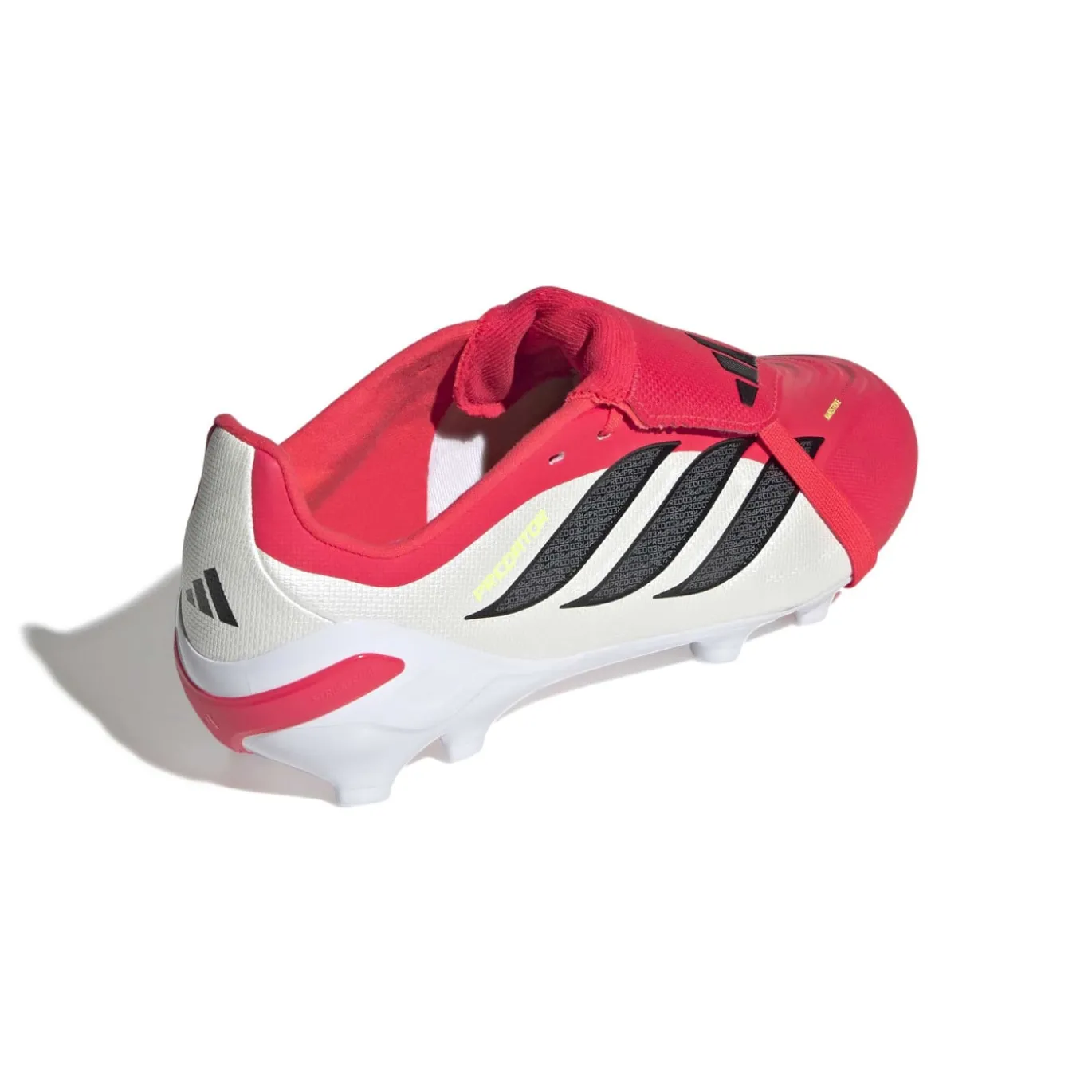 adidas Predator League FT Gras Voetbalschoenen (FG) Kids Rood Wit Zwart