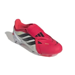 adidas Predator League FT Gras Voetbalschoenen (FG) Kids Rood Wit Zwart