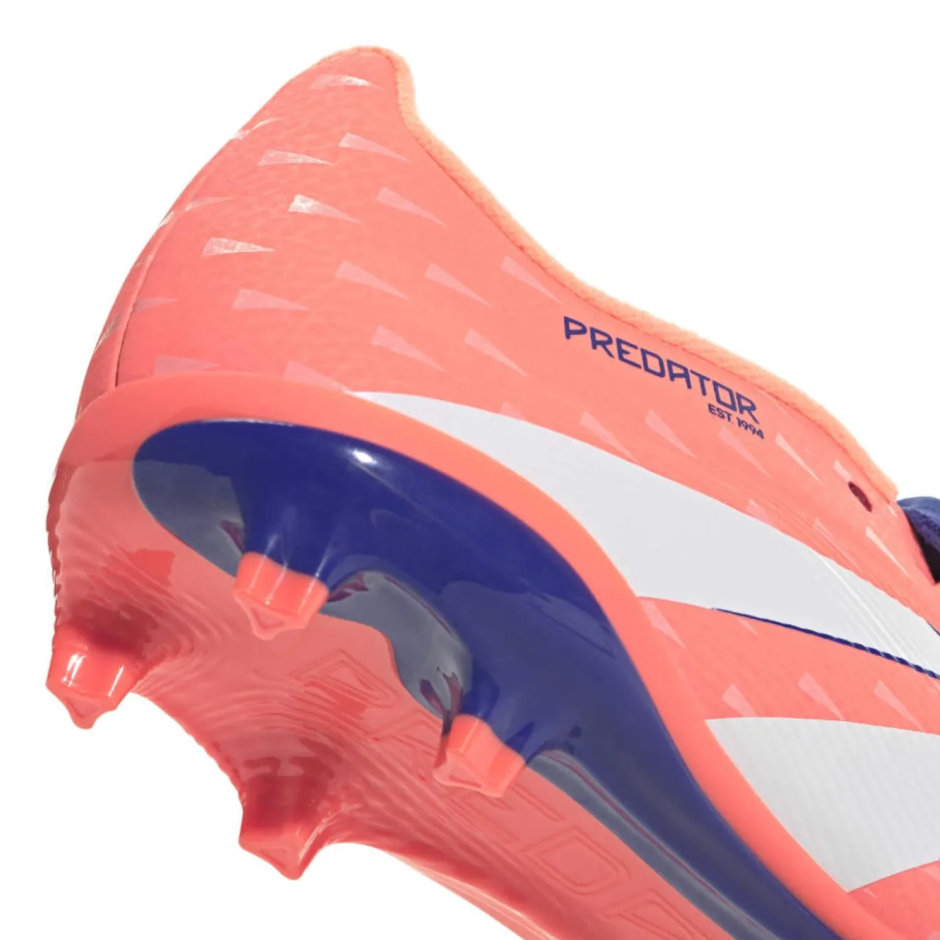 adidas Predator League FT Gras / Kunstgras Voetbalschoenen (MG) Oranje Wit Blauw