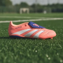 adidas Predator League FT Gras / Kunstgras Voetbalschoenen (MG) Oranje Wit Blauw