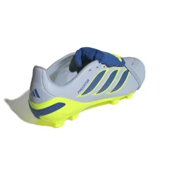 adidas Predator League FT Gras Voetbalschoenen (FG) Kids Lichtblauw Blauw Geel