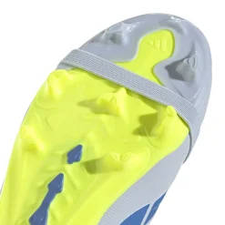 adidas Predator League FT Gras Voetbalschoenen (FG) Kids Lichtblauw Blauw Geel