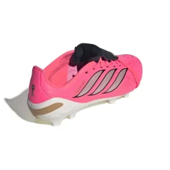 adidas Predator League FT Gras Voetbalschoenen (FG) Kids Felroze Zilvergrijs Zwart Goud