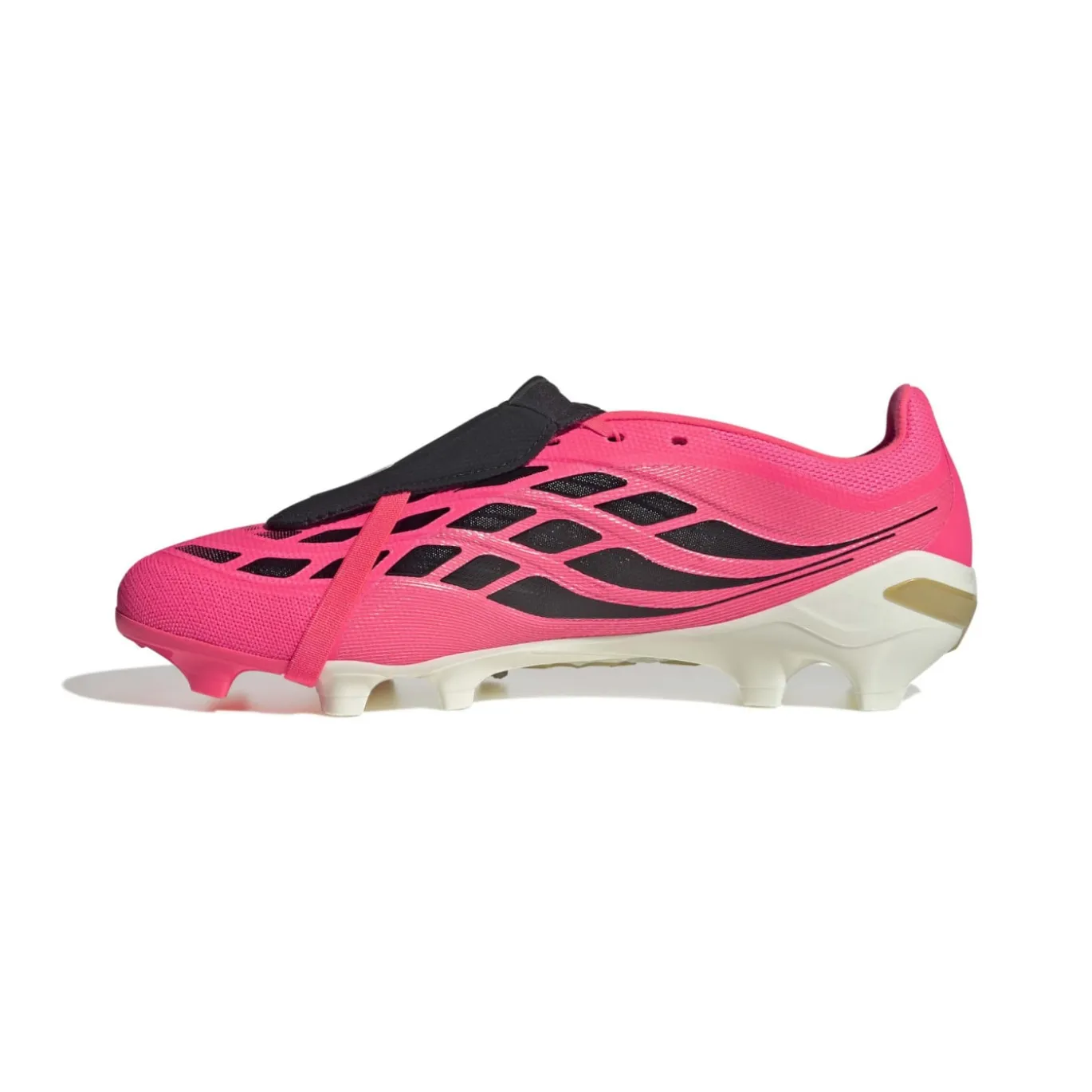 adidas Predator League FT Gras Voetbalschoenen (FG) Felroze Zilvergrijs Zwart Goud