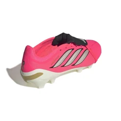 adidas Predator League FT Gras Voetbalschoenen (FG) Felroze Zilvergrijs Zwart Goud
