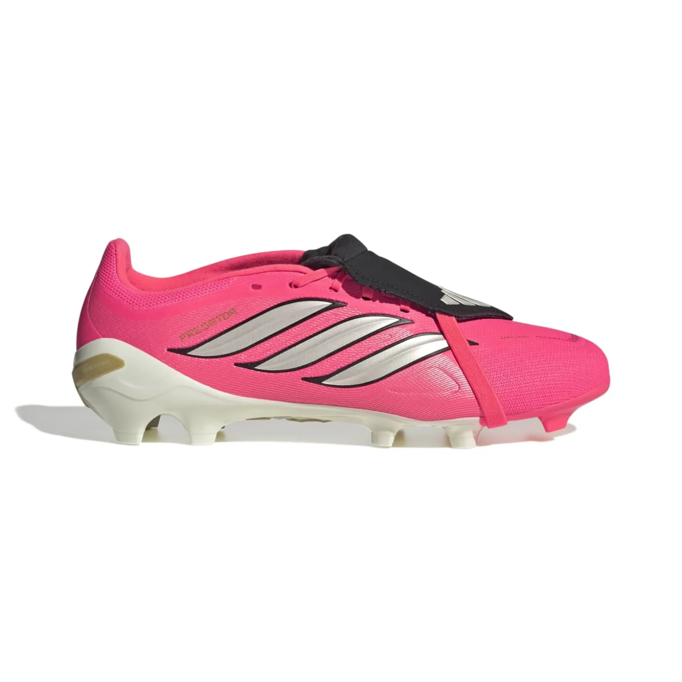 adidas Predator League FT Gras Voetbalschoenen (FG) Felroze Zilvergrijs Zwart Goud