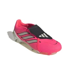 adidas Predator League FT Gras Voetbalschoenen (FG) Felroze Zilvergrijs Zwart Goud